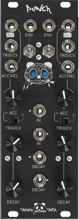 Punch v3 dual channel VCA decay with dynamic control