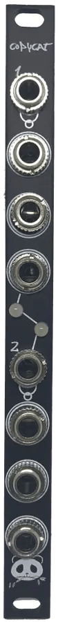Copycat buffered multiple with LED indicators